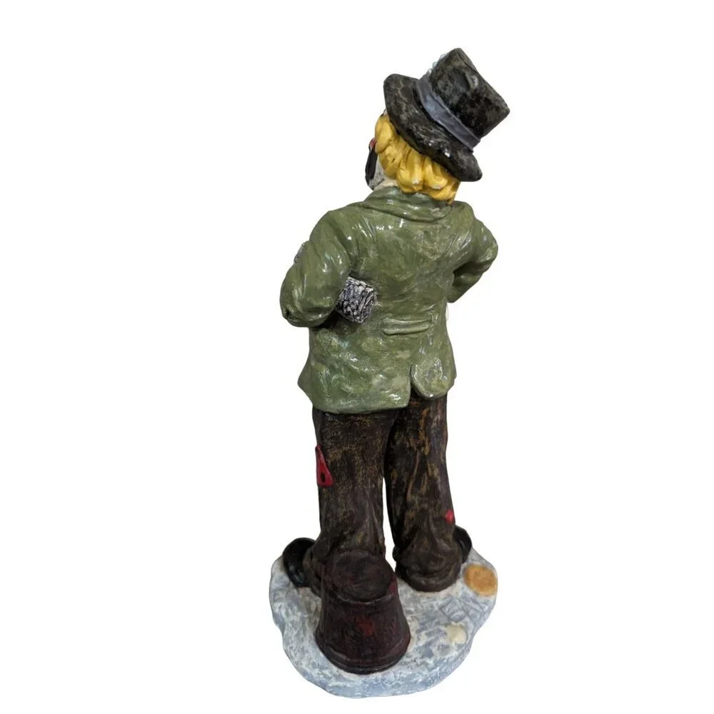 Vintage‎  Jojo Clown 1991 figurine statue hand painted 10' whimsical novelty